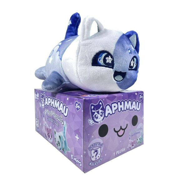 Aphmau MeeMeows Plush Moon Cat 6" Litter 4 HTF - Picture 2 of 16